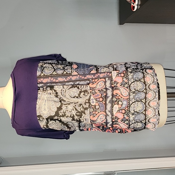 Mixed material top - Picture 1 of 6
